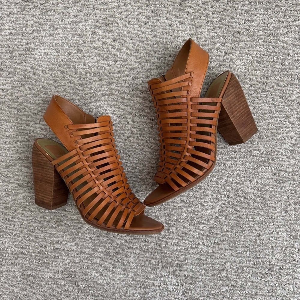 Dolce Vita Stacked Heel Caged Sandal